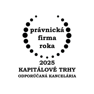 Právnická firma roka 2025 - Kapitálové trhy